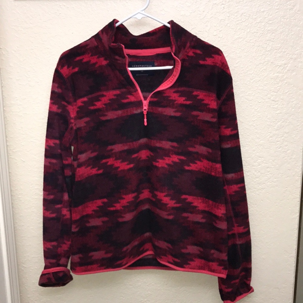 Aztec print pullover